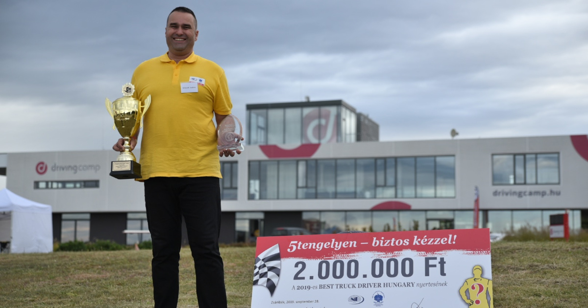 Harmadszor győzött Magyarország legjobb kamionsofőrje